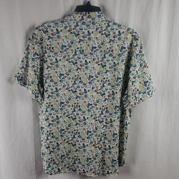 Age of Wisdom Men's Small Margarita Button Down Shirt - Picture 8 of 11